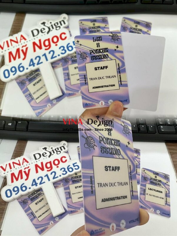 In thẻ đeo ban tổ chức sự kiện Workshop - VND240