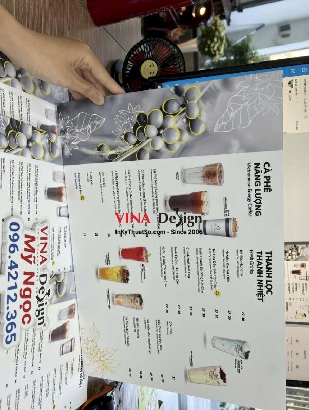 In menu cafe Trung Nguyên E-Coffee - VND313