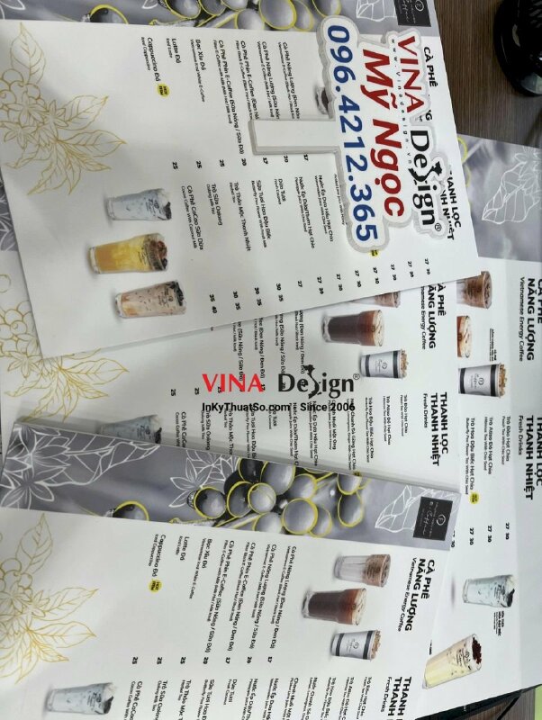 In menu cafe Trung Nguyên E-Coffee - VND313