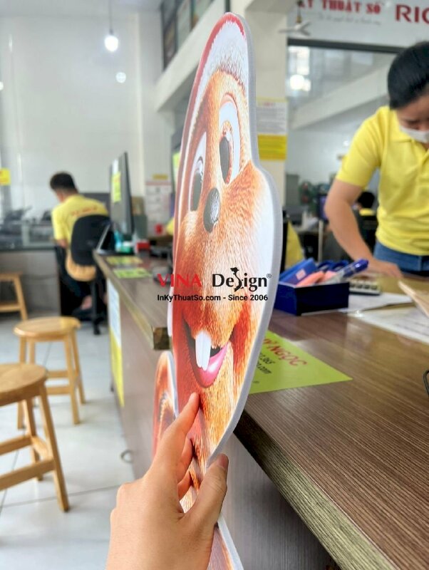 In mô hình linh vật thương hiệu trang trí Giáng Sinh văn phòng tập đoàn nước ngoài - VND406