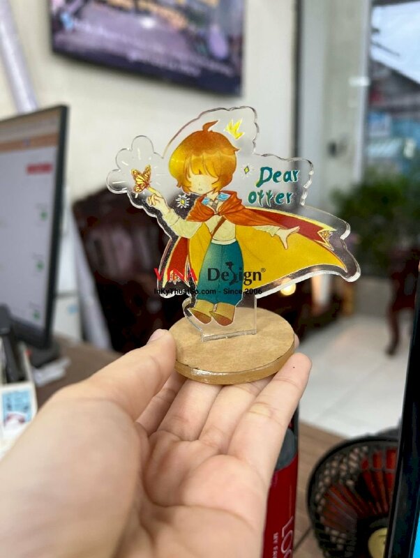 In standee acrylic theo yêu cầu, standee mica chibi manga - VND408