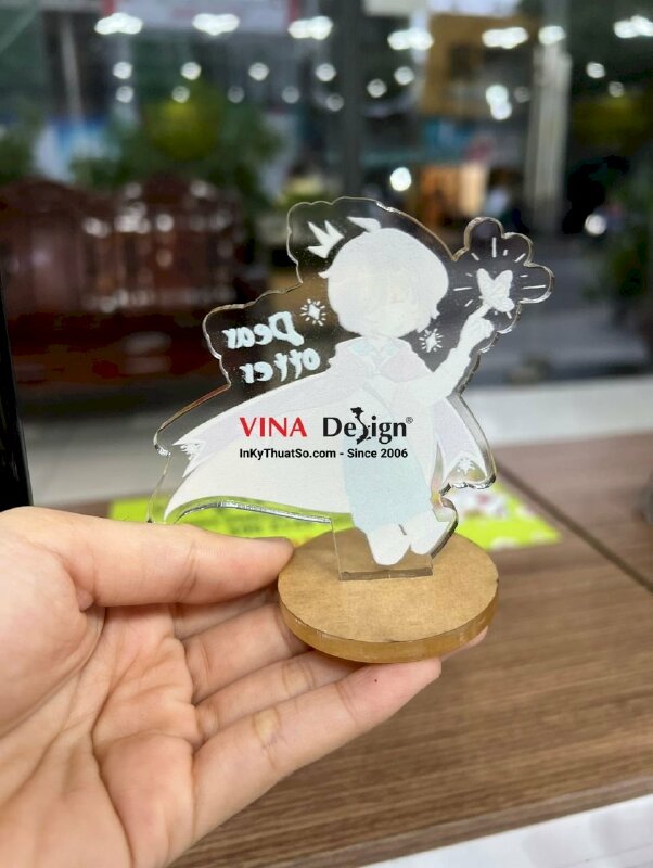 In standee acrylic theo yêu cầu, standee mica chibi manga - VND408