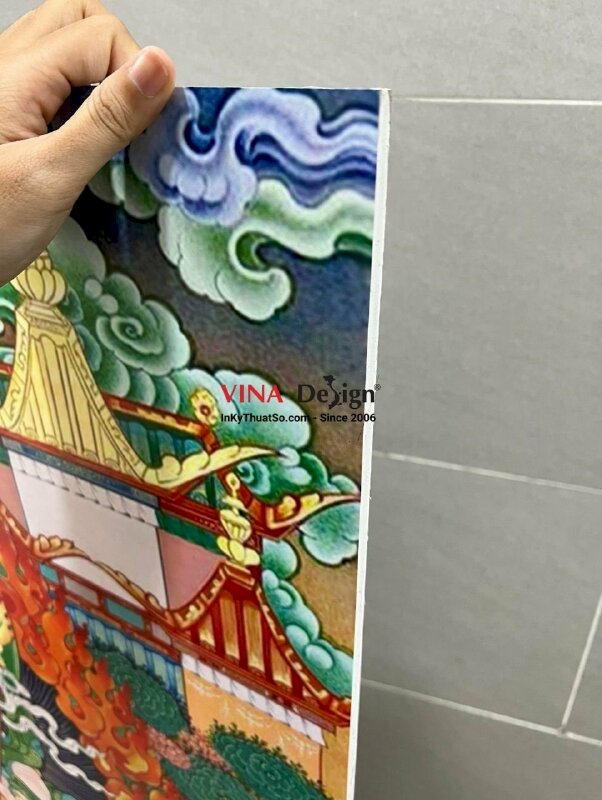 In tranh Phật Giáo, in formex tranh Vajrasattva Đức Kim Cương Tát Đỏa Dorje Sempa - VND409