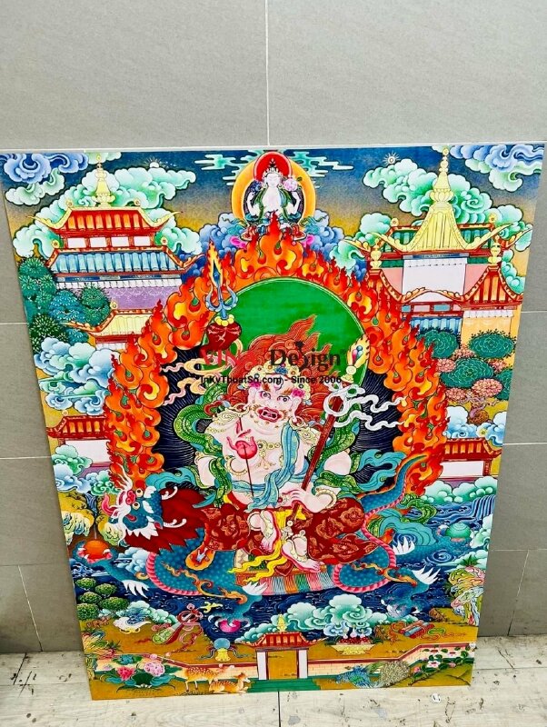 In tranh Phật Giáo, in formex tranh Vajrasattva Đức Kim Cương Tát Đỏa Dorje Sempa - VND409