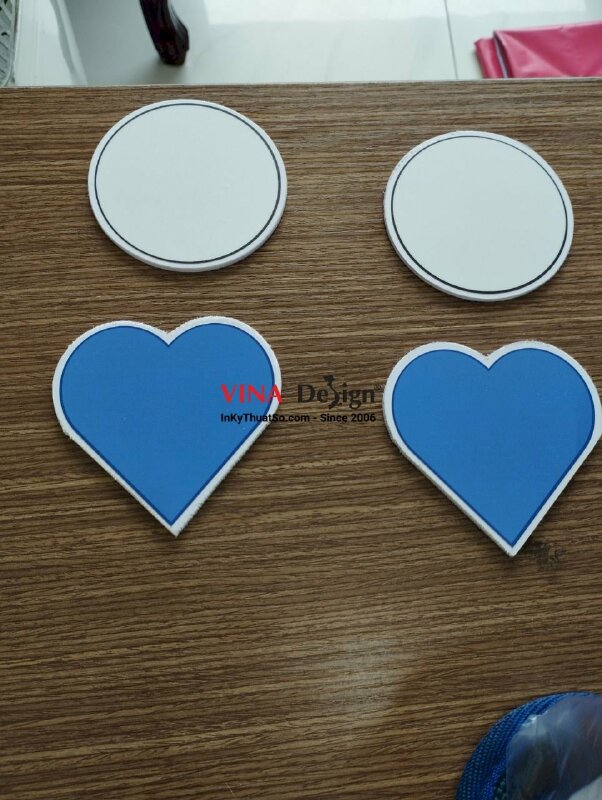 In bộ thẻ hình học giáo cụ Montessori giác quan màu xanh - VND70