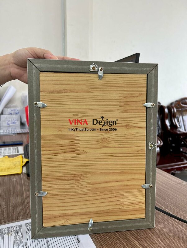 In giấy chứng nhận Certificate (tiếng Anh) - VND20