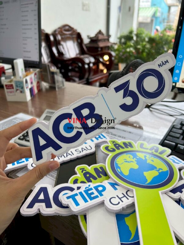 In hashtag cầm tay sự kiện ngân hàng - VND21