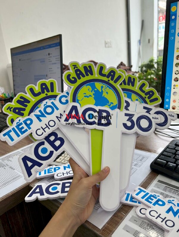 In hashtag cầm tay sự kiện ngân hàng - VND21