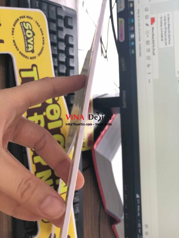 In khung hình trang trí máy POS bán hàng order - VND69