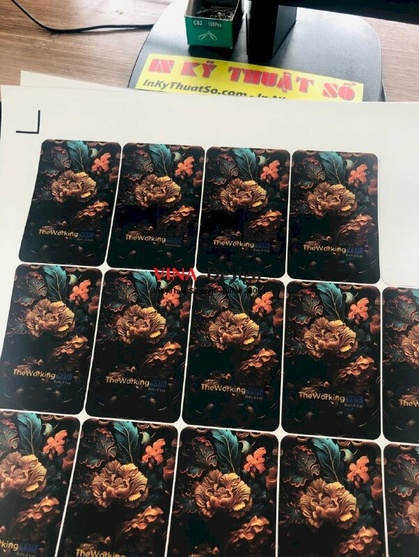 In tem nhãn Decal PP nhà hàng nhỏ quán cafe Bistro Cafe - VND64