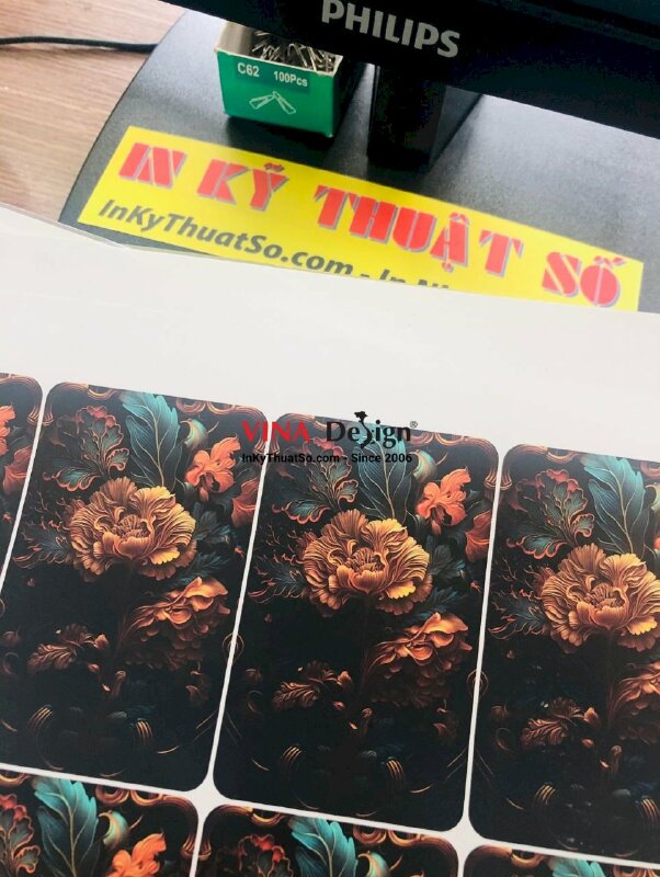 In tem nhãn Decal PP nhà hàng nhỏ quán cafe Bistro Cafe - VND64