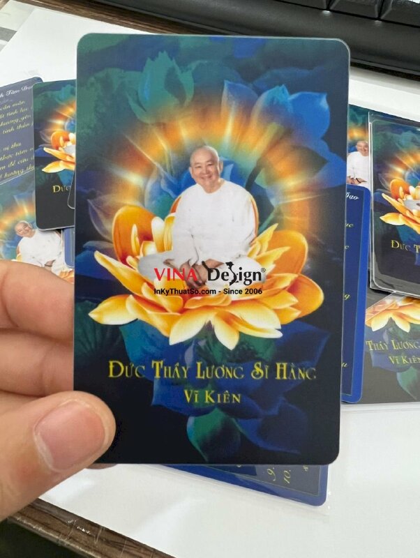 In thẻ bài Phật giáo - VND34