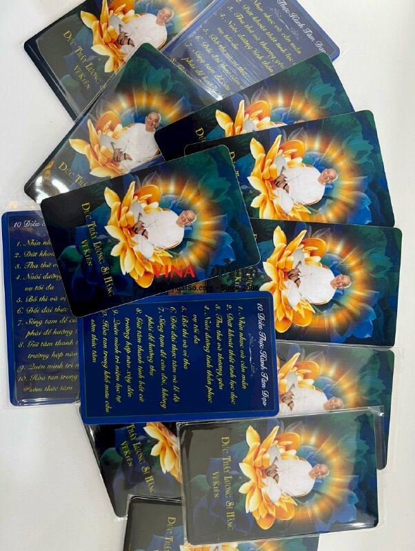 In thẻ bài Phật giáo - VND34