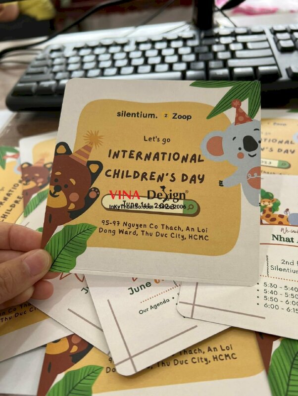 In thiệp mời sự kiện (tiếng Anh) - VND07