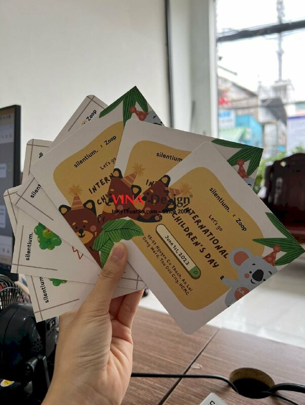 In thiệp mời sự kiện (tiếng Anh) - VND07