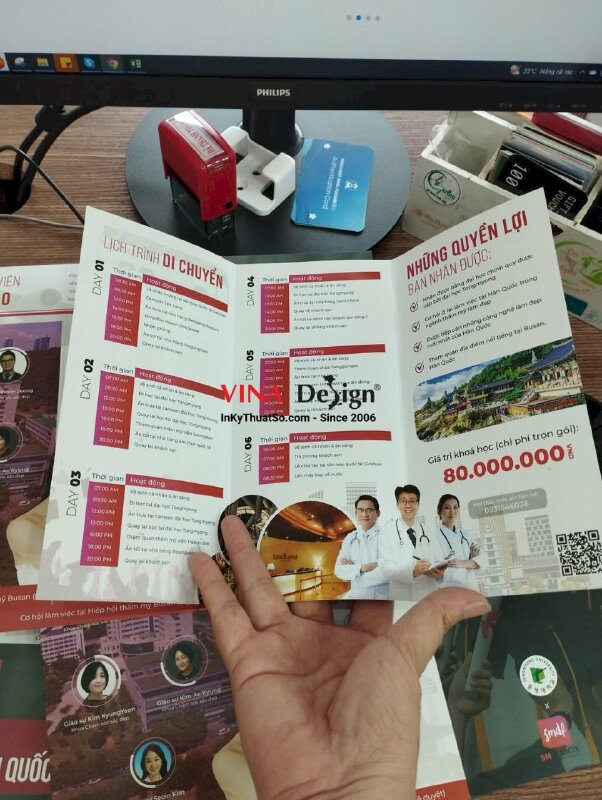 In tờ rơi du học - VND24