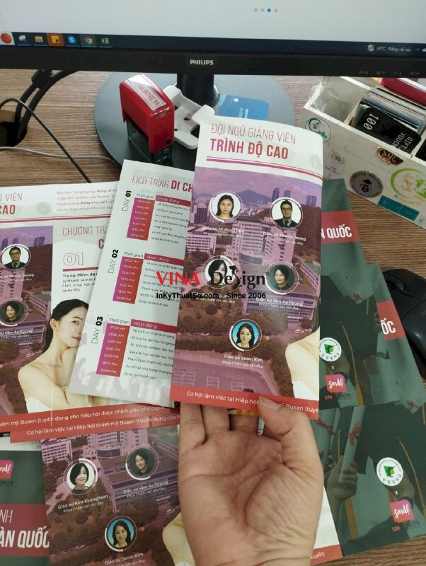 In tờ rơi du học - VND24