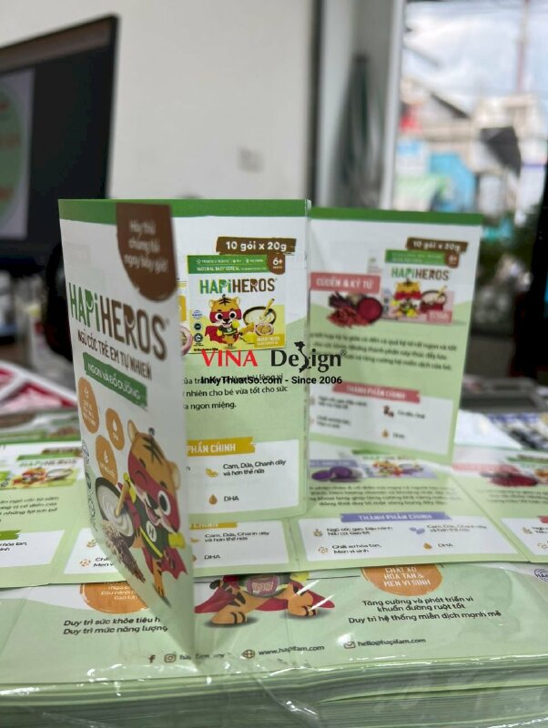 In tờ rơi gấp 4, brochure gấp 4 - VND32