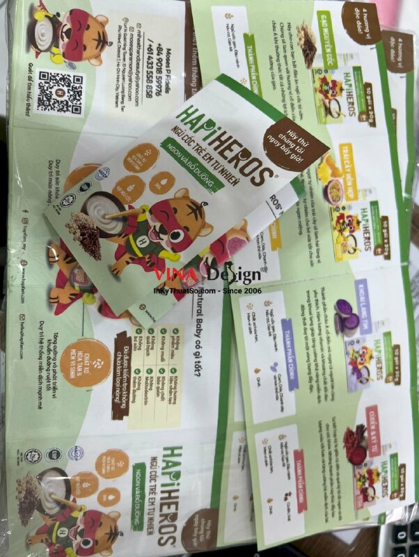 In tờ rơi gấp 4, brochure gấp 4 - VND32