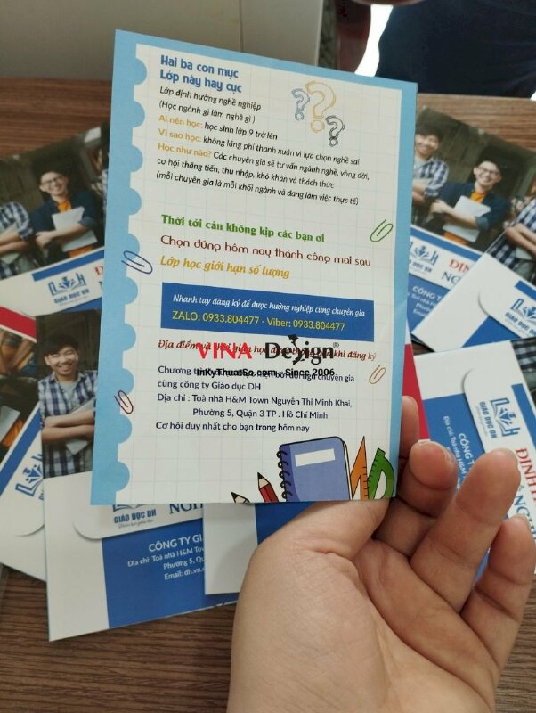 In tờ rơi tuyển sinh định hướng nghề nghiệp - VND55