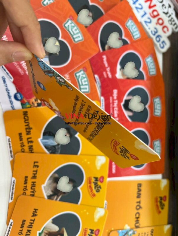 In thẻ nhựa ban tổ chức sự kiện công ty - VND342