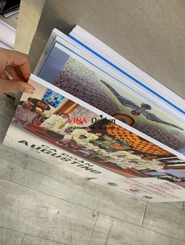 In áp phích lưu niệm, poster dán tường văn phòng, phòng học, phòng tập hát giáo xứ - VND442