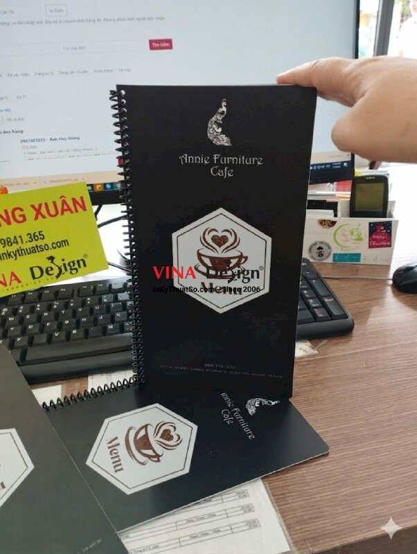 In menu gọi món đồ ăn thức uống Showroom Furniture Cafe - VND144