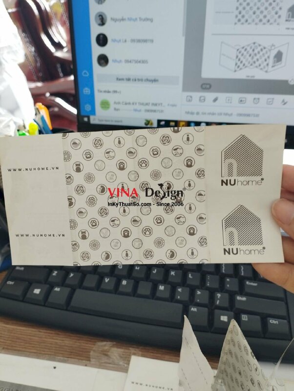 In tờ rơi gấp 4 làm tờ hướng dẫn sử dụng sản phẩm - VND209