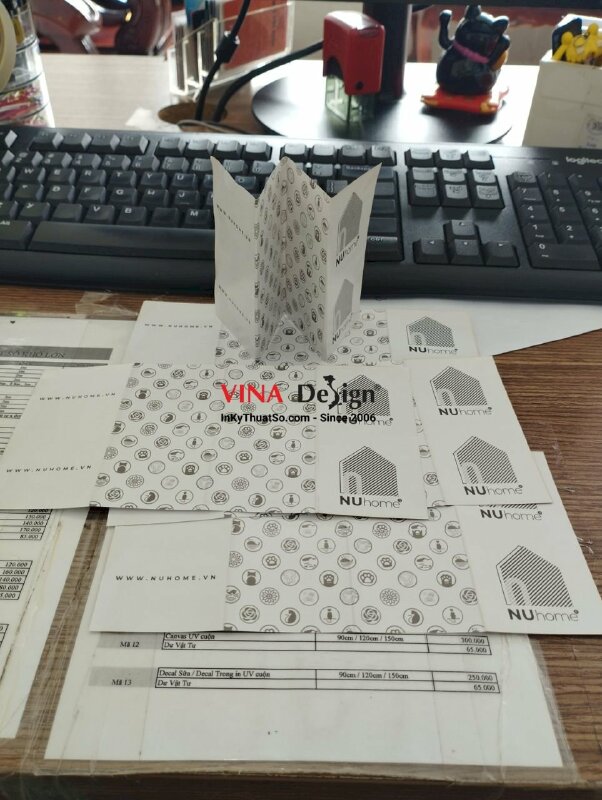 In tờ rơi gấp 4 làm tờ hướng dẫn sử dụng sản phẩm - VND209