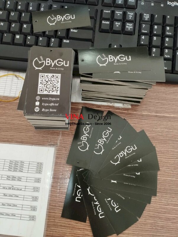 In tag treo chăn ga gối đệm - VND106