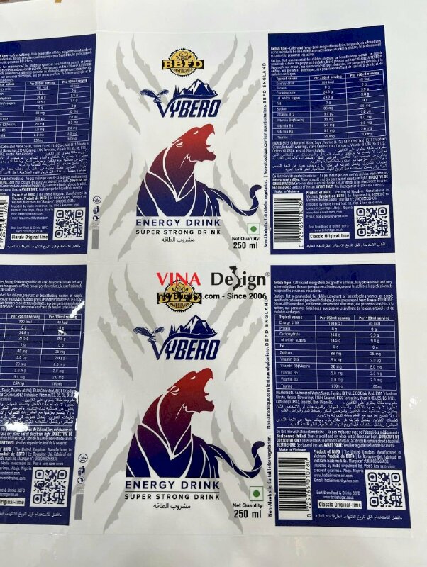 In tem nhãn decal giấy số lượng ít - VND127