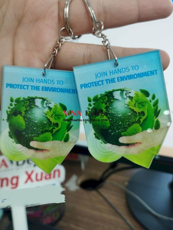 Móc khóa in logo công ty, sản phẩm công ty - VND170