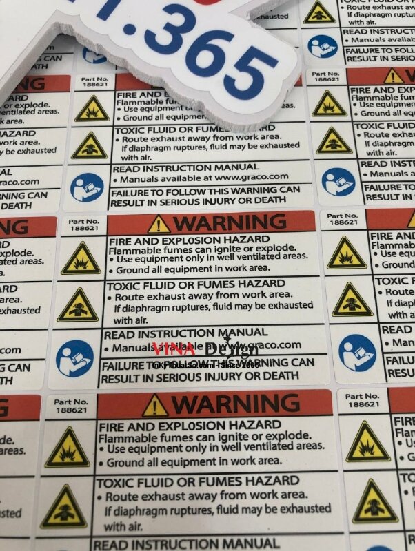 In tem PP warning cảnh báo - VND173
