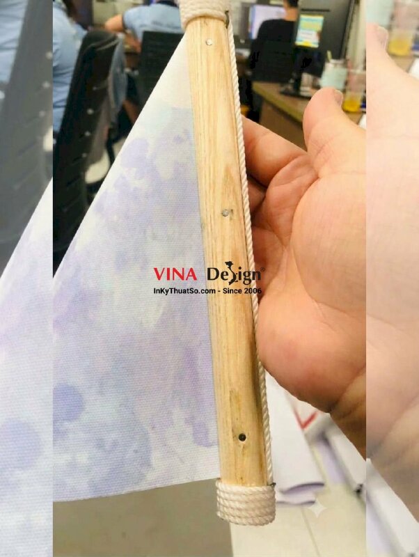 In tranh chữ thư pháp câu Kinh Thánh lời Chúa, tranh Canvas nẹp gỗ 2 đầu bộ câu đối chủ đề Tạ Ơn Thiên Chúa - VND678
